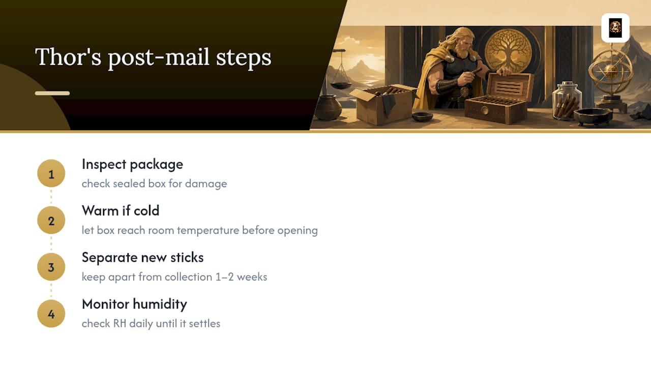 What Thor's Cigar Vault Recommends After Mail-Call — overview diagram
