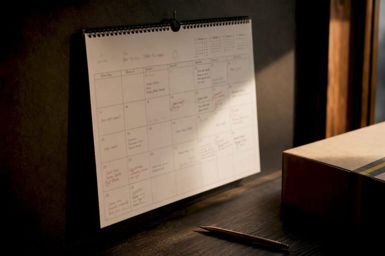 Editorial cigar buying calendar with shipping carton